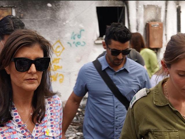 Nikki Haley, former U.S. Ambassador to the United Nations, on a solidarity visit to Israel, May 27, 2024. Photo Credit: CBN News. 