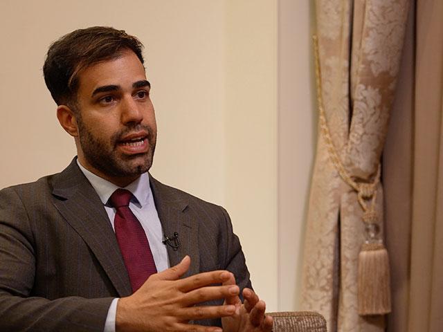 Israeli national security and Middle East researcher Or Yissachar spoke with CBN News during the JNS Conference in Jerusalem April 28, 2025. Photo Credit: CBN News.