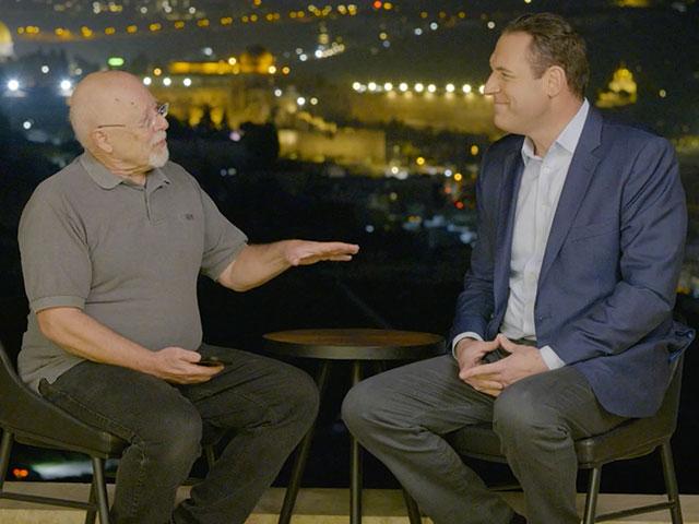 CBN News Paul Strand and TBN News Analyst Erick Stakelbeck talk big picture about Israel&#039;s war with Hamas. Photo Credit: CBN News. 