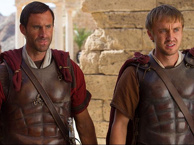 Joseph Fiennes and Tom Felton in Risen