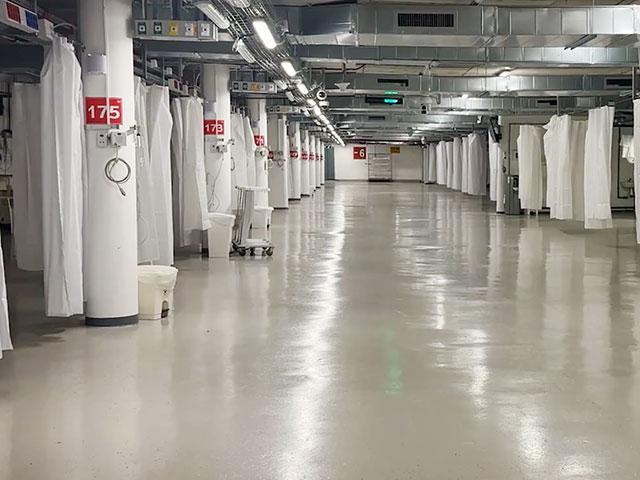 Sheba Medical Center Underground Hospital, Photo Credit: CBN News.