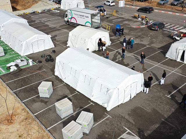 Israel is building a field hospital in Ukraine. Photo credit: Sheba Medical Center
