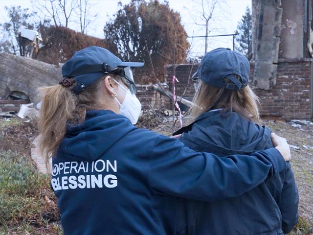 Operation Blessing helping Los Angeles fire victims.