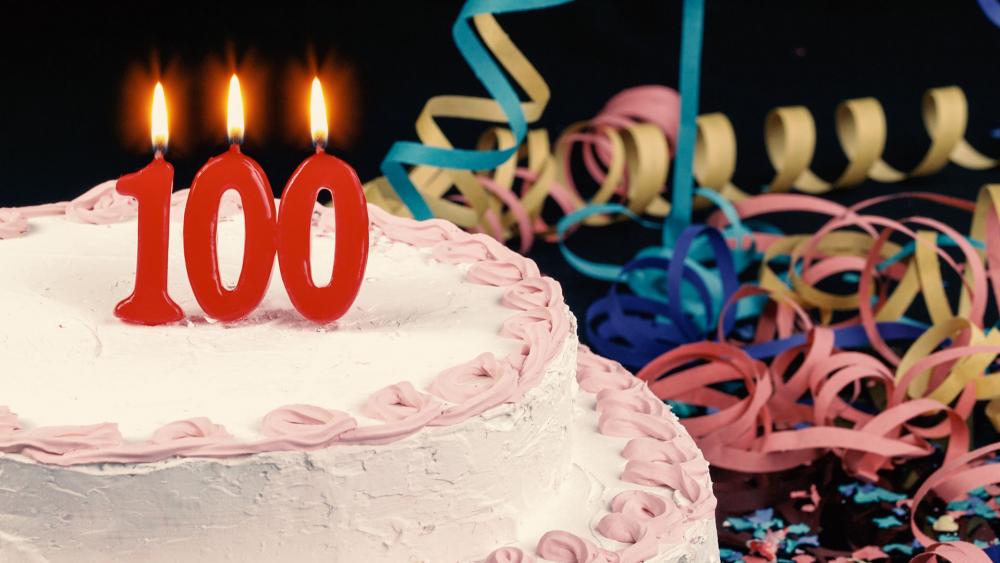 100th Birthday Cake