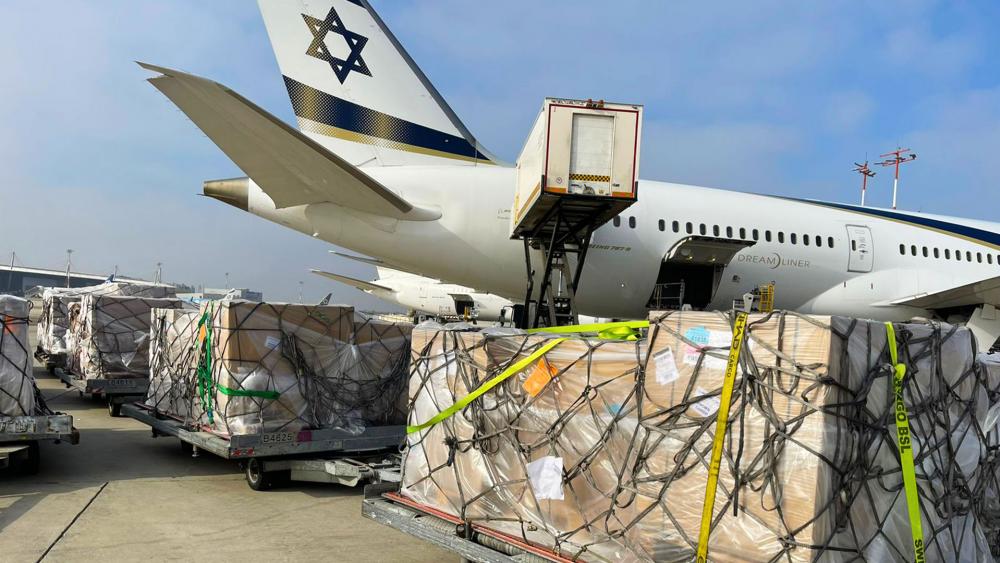 Defensive military supplies Israel sent to Ukraine: Image credit: Department of Production and Procurement in the Israel Ministry of Defense