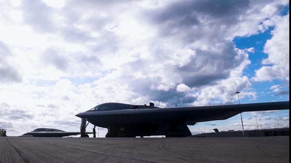 U.S. Air Force B-2 Spirit stealth bomber (AP screenshot)