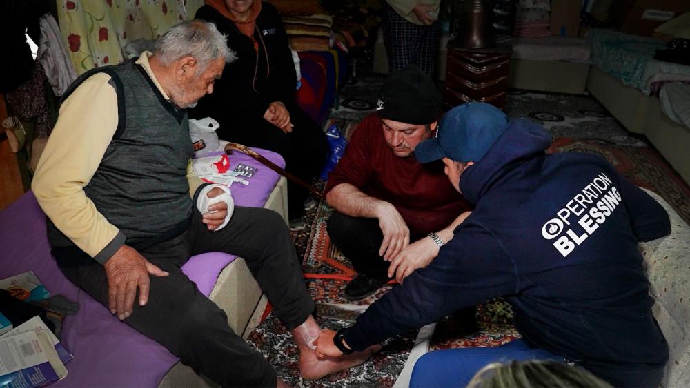 Operation Blessing Medical Outreach in Hatay, Turkey. Photo: CBN News Feb 2023