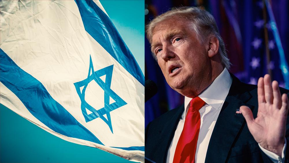 donaldtrumpapisraelflagas