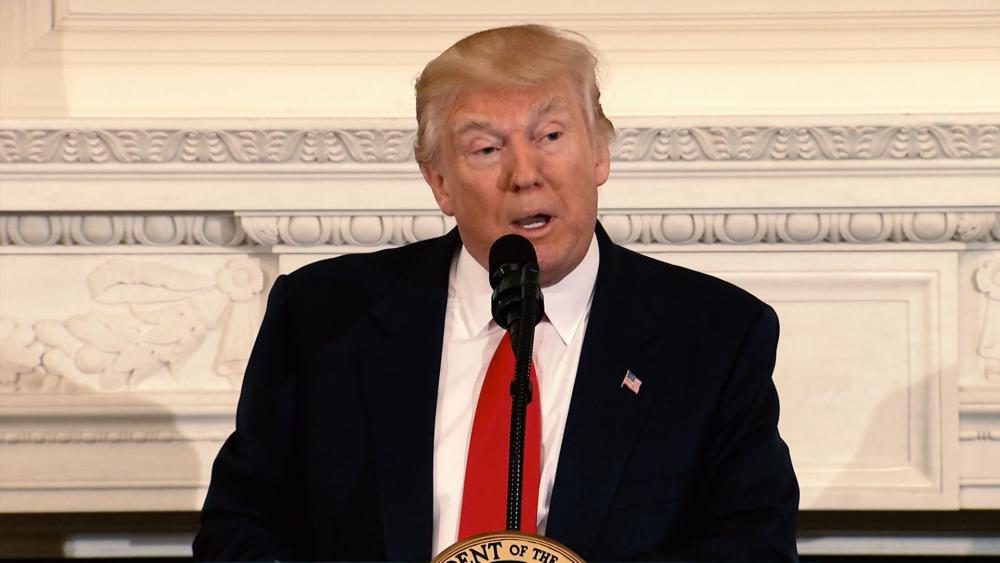 Donald Trump Podium