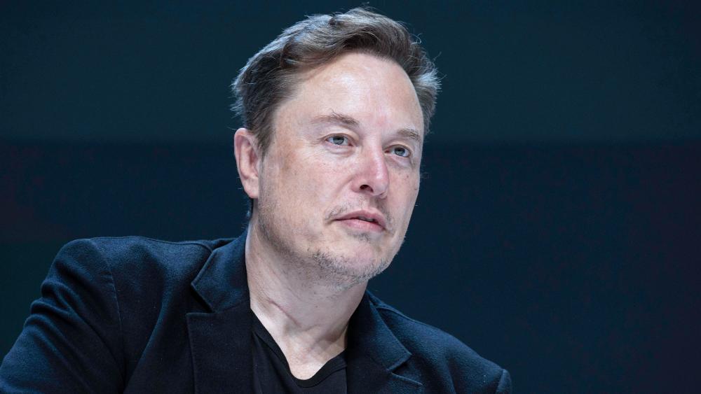 Elon Musk (Chief Technology Officer at X) at a conference in Cannes, France, June 19, 2024 (Credit:SYSPEO/SIPA/2406191826 - Sipa via AP Images)