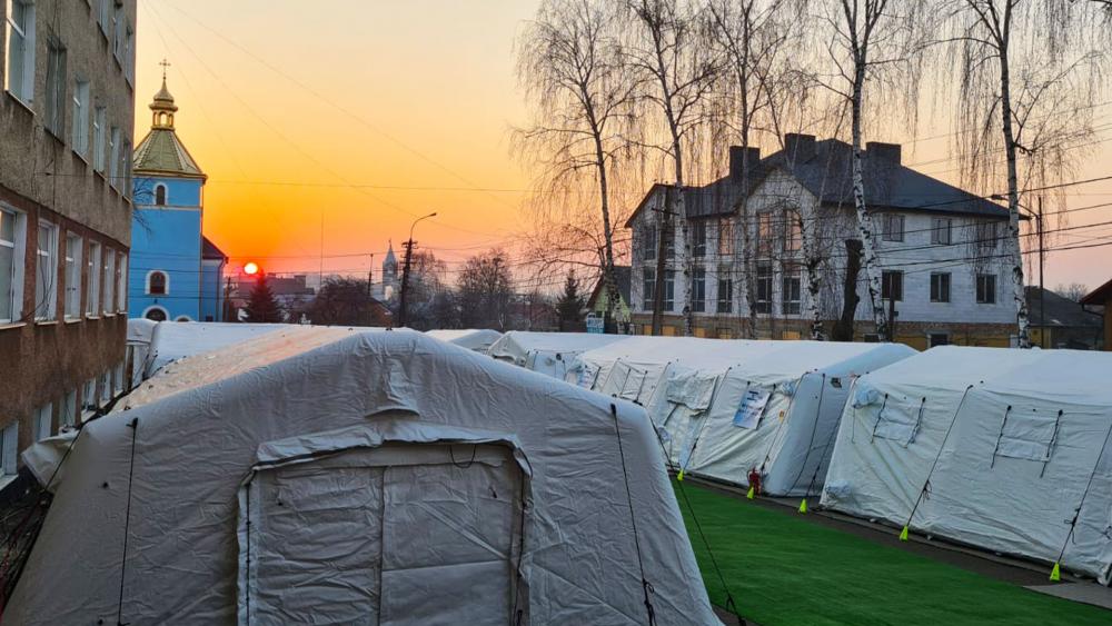 Israeli Field Hospital in Ukraine. Photo Credit: Naama Frank Azriel