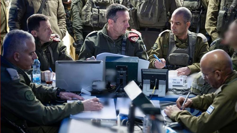 The Chief of the General Staff LTG Herzi Halevi visits an exercise assessing the readiness of troops in the Central Command as part of the “Chief of the General Staff’s Test.” Feb. 9, 2025. Photo Credit: IDF. 