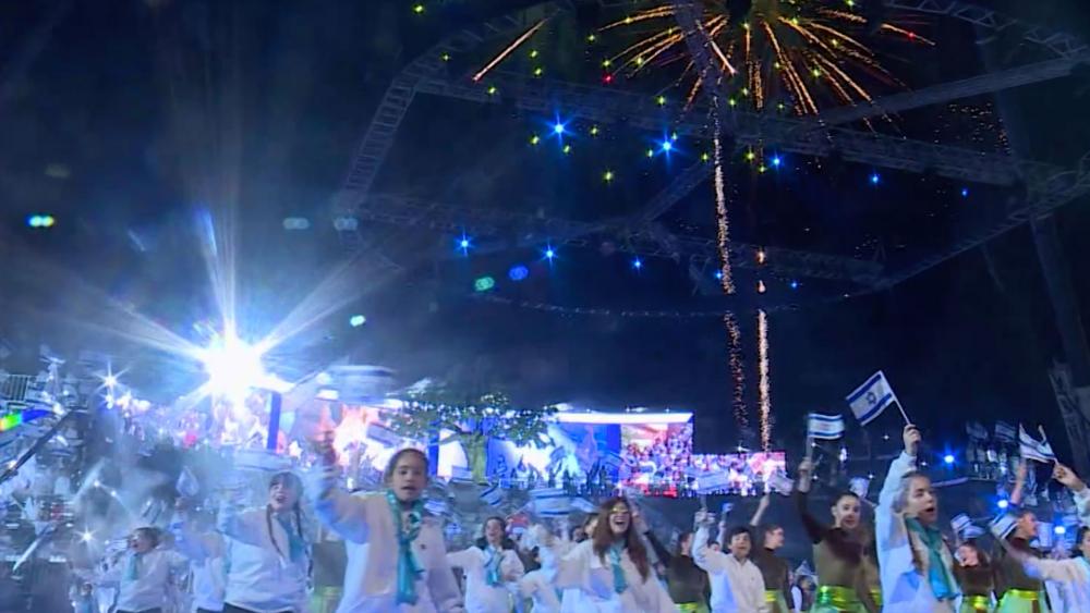 Opening Ceremony of Israel&#039;s Independence Day, Photo Credit: CBN News.