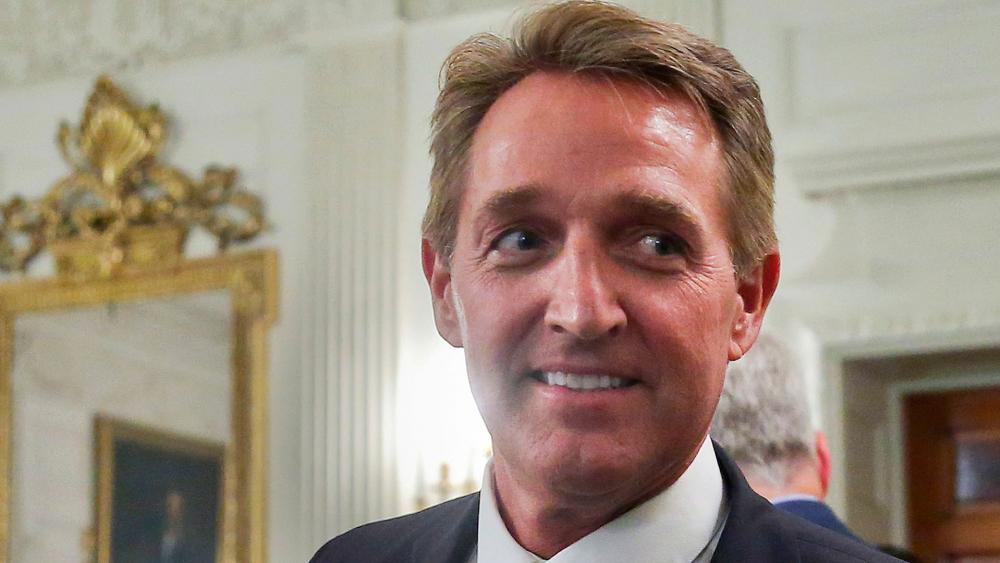 Sen. Jeff Flake (R-AZ) is on the Senate Judiciary Committee and could block Kavanaugh from advancing.