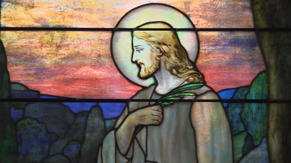 Jesus Stain Glass Window