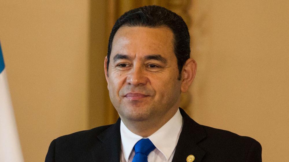 Guatemalan President Jimmy Morales, Photo, AP
