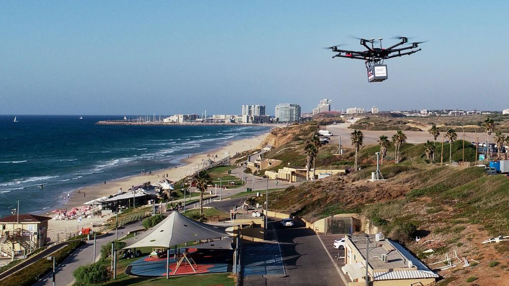 Israel is testing delivery by drones. Photo: Highlander