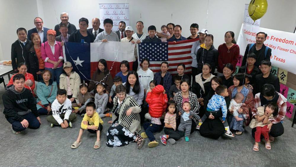 Mayflower Church members arrived at Dallas airport this weekend. (Photos courtesy: Freedom Seekers Int’l and ChristianAid Association)