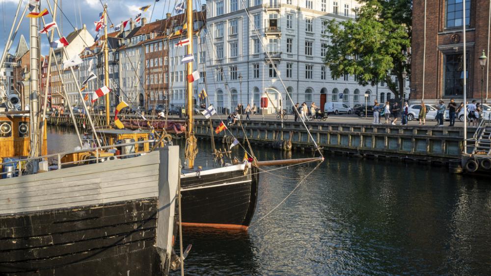 Colorful facade and old ships along the Nyhavn Canal in Copenhagen Denmark (Edwin Remsberg / VWPics via AP Images)