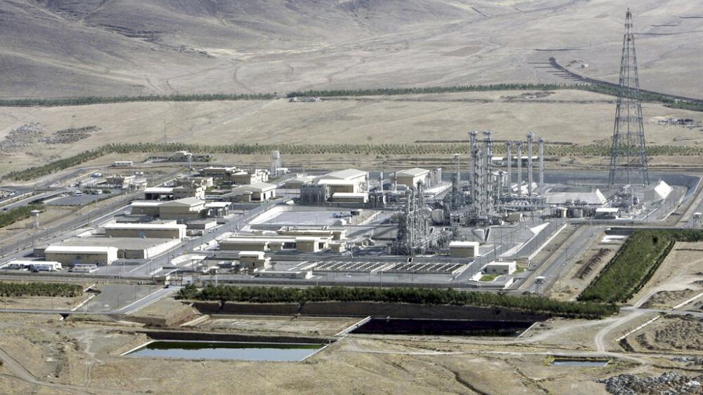 This Saturday, Aug. 26, 2006 file photo, shows an aerial view of a heavy-water production plant in the central Iranian town of Arak. 