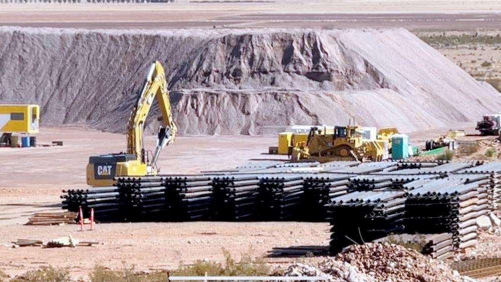 U.S. border wall halted in New Mexico (Photos all by Chuck Holton/CBN News)