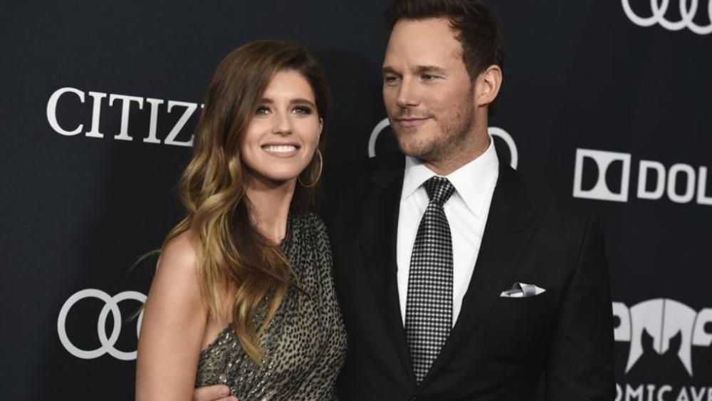 In this April 22, 2019, file photo, Katherine Schwarzenegger, left, and Chris Pratt arrive at the premiere of &quot;Avengers: Endgame,&quot; at the Los Angeles Convention Center.  (Photo by Jordan Strauss/Invision/AP, File) 