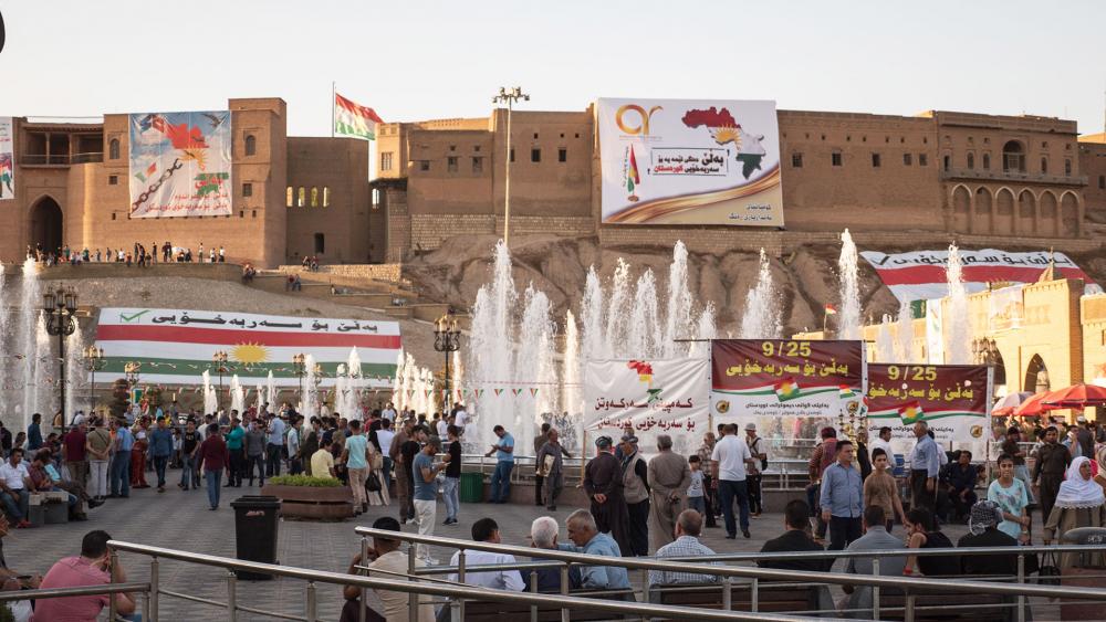 Erbil, Kurdistan, Readies for Referendum, Photo, CBN News, Jonathan Goff