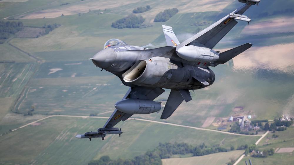 File photo of an F-16 fighter jet (AP Photo/Mindaugas Kulbis)