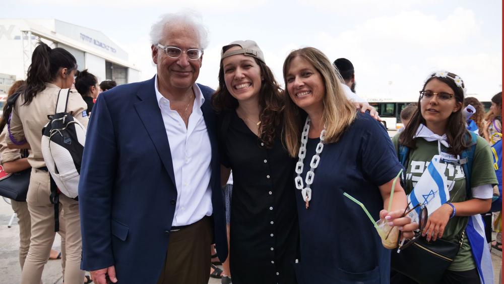 Amb. David Friedman and Wife, Tammy, Greet Daughter Talia on Aliyah Flight, CBN News Image