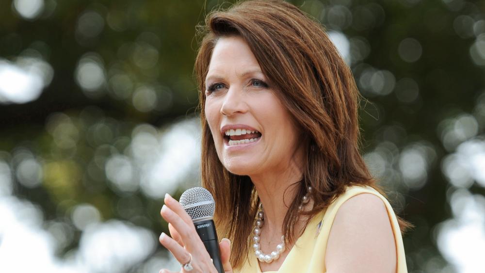 Former US Rep. Michele Bachmann will be dean of Regent&#039;s Robertson School of Government. (AP Photo/Andy Dunaway)