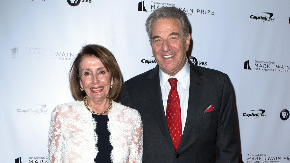 Nancy Pelosi and her husband Paul Pelosi (Photo by Owen Sweeney/Invision/AP)