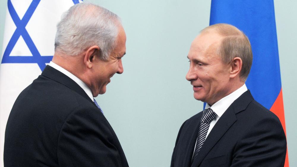 Israeli Prime Minister Benjamin Netanyahu and Russian President Vladimir Putin, Photo, GPO archive, Avi Ohayon