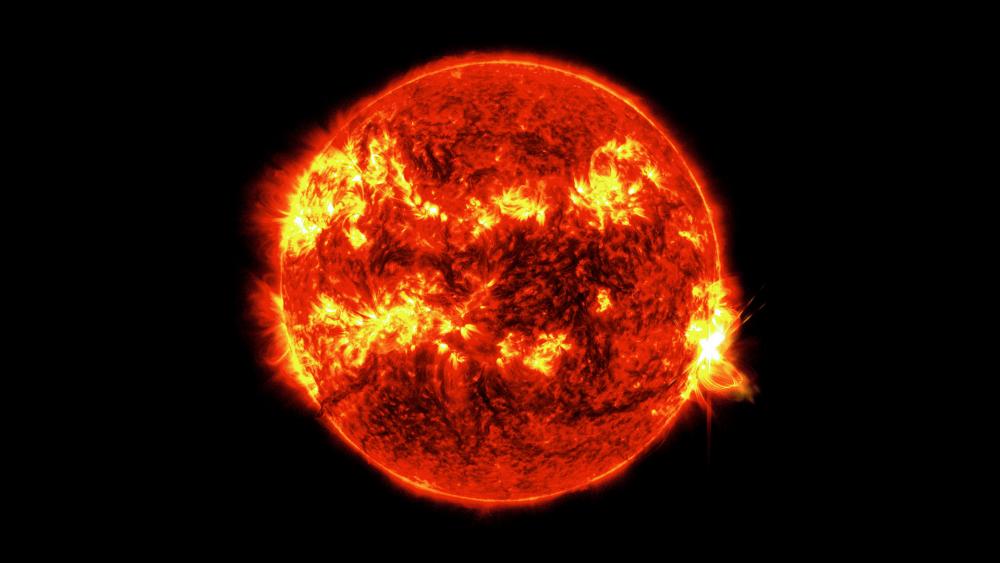 This image provided by NASA&#039;s Solar Dynamics Observatory shows the biggest solar flare in nearly a decade, May 14, 2024. (NASA/SDO via AP)