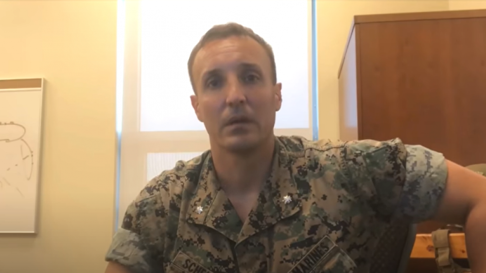 Lt. Col. Stuart Scheller: YouTube Screenshot/Robert Gurskis