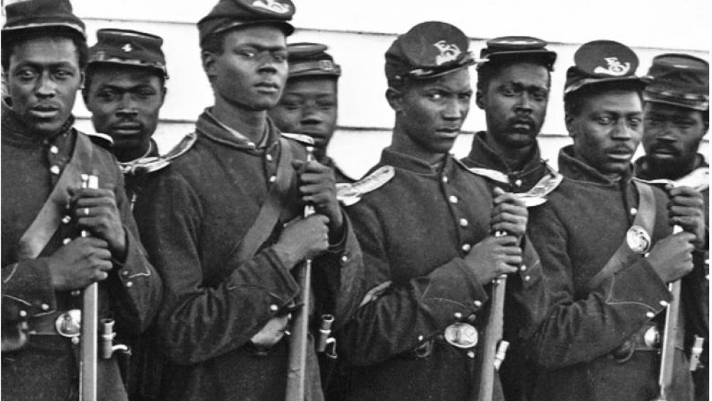 number of blacks in civil war, army and navy