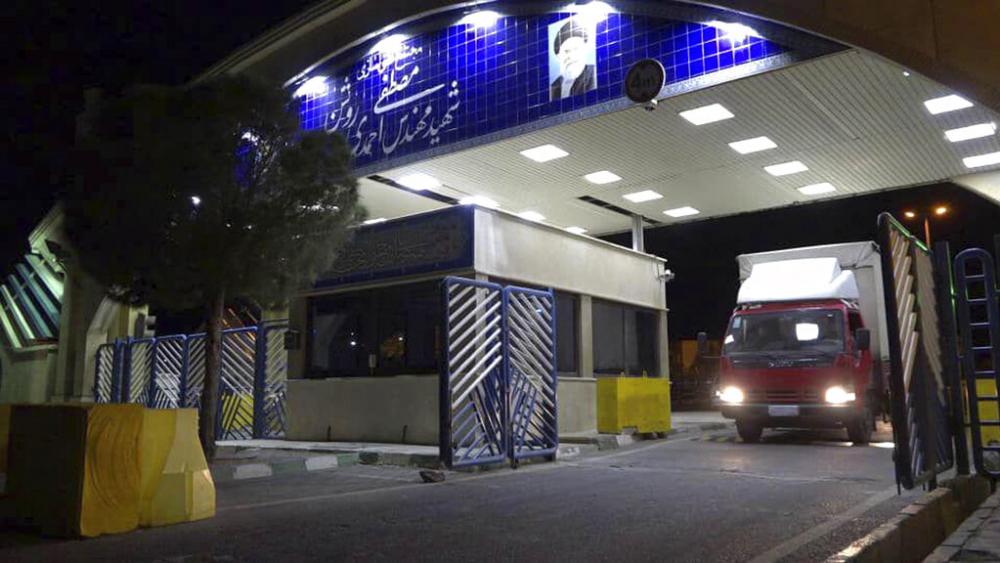  In this photo released on Nov. 6, 2019, by the Atomic Energy Organization of Iran, a truck carrying uranium hexafluoride gas leaves the Ahmadi Roshan uranium enrichment facility in Natanz, Iran, to the centrifuges at the Fordo nuclear facility. AP Photo