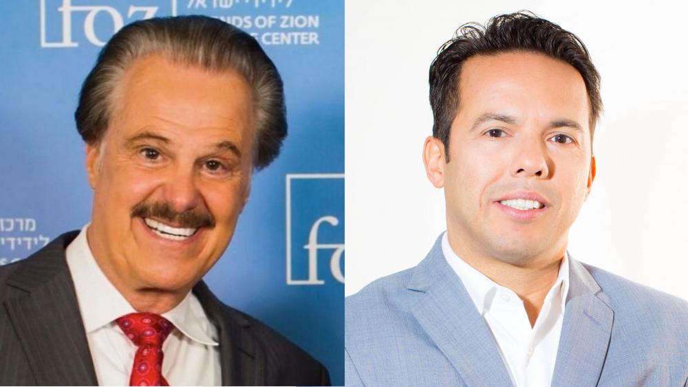 Mike Evans and Rev. Samuel Rodriguez