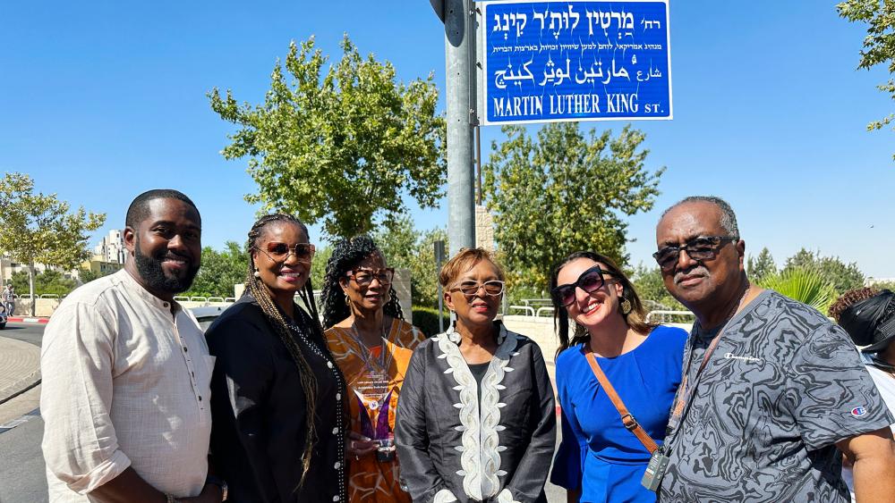 African American Christians march in Jerusalem in support of Israel. Photo Credit: CBN News.