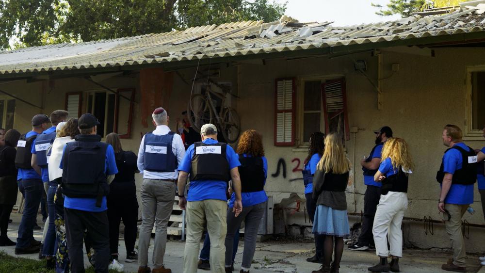 Christian student organization Passages visited two Gaza border communities that were attacked by Hamas. Photo Credit: CBN News.