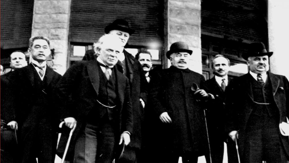 April,1920, leaders from the Allied powers, France, Britain, Japan, with the United States as an observer, gathered to redraw the map of the Middle East in San Remo, Italy.