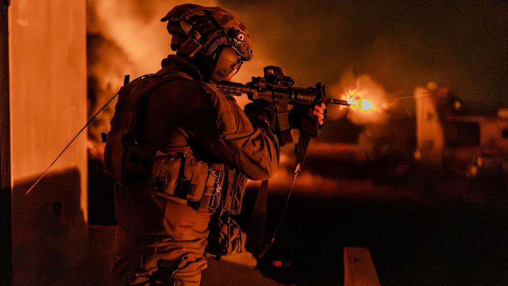 IDF troops in action in southern Lebanon.