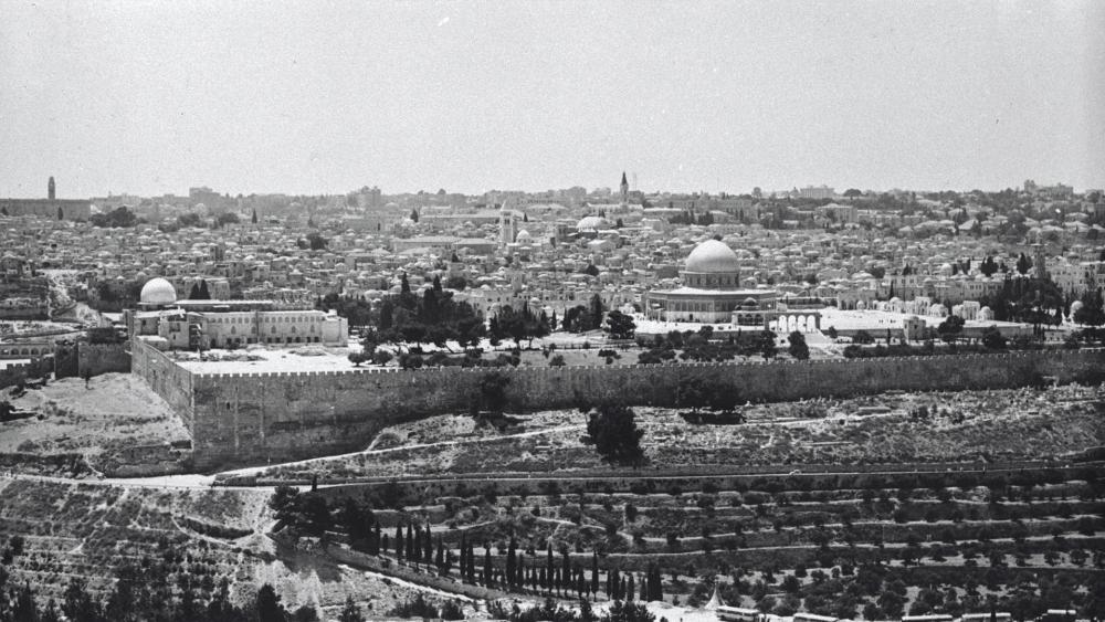 Temple Mount, 1967. Photo: KKL-JNF Photo Archive