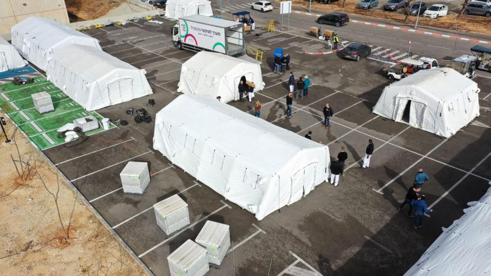 Israel is building a field hospital in Ukraine. Photo credit: Sheba Medical Center Israel is building a field hospital in Ukraine. Photo credit: Sheba Medical Center